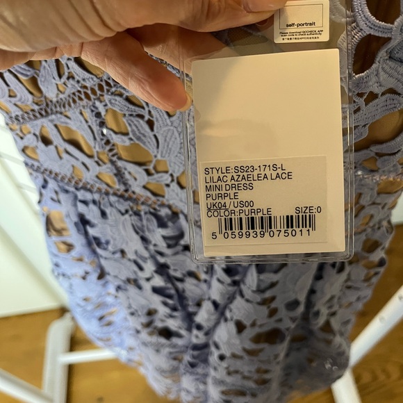 Self-Portrait azalea floral lace dress with elegant detailing - Picture 7 of 7